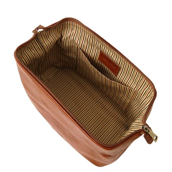 Smarty - шкіряна косметична сумка - великі розміри TL141219 Мед TL141219 фото
