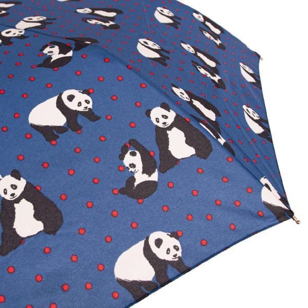 Фотографія Парасолька жіноча Fulton Minilite-2 L354 Pin Spot Panda (Веселі Панди) L354-036624 - купити 92360 за 1 460 грн