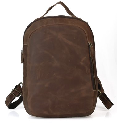 Рюкзак з нубуку, ексклюзивна модель, коричневий tid30723_br фото