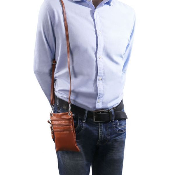 Фотографія TL Bag - мішок -mini через плече м'якої шкіри TL141368 Чорний TL141368 - купити 1368_1_2 за 1 306 грн