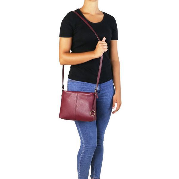 Фотографія TL Bag - М'яка шкіряна сумка для плечей TL141720 Фіолетова TL141720 - купити 1720_1_59 за 2 448 грн