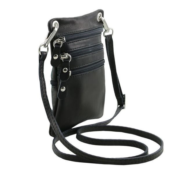 Фотографія TL Bag - мішок -mini через плече м'якої шкіри TL141368 Чорний TL141368 - купити 1368_1_2 за 1 306 грн