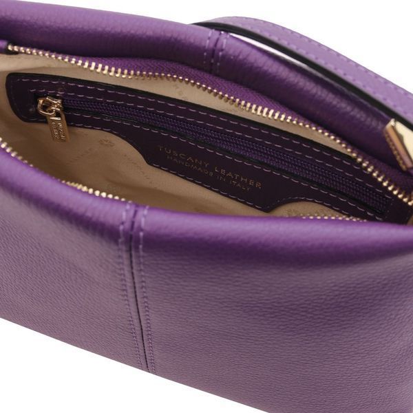 Фотографія TL Bag - М'яка шкіряна сумка для плечей TL141720 Фіолетова TL141720 - купити 1720_1_59 за 2 448 грн