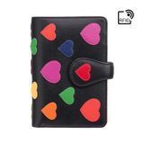 Фотографія Гаманець жіночий Visconti LV4 Crush c RFID (Black-Multi Love) LV4 BK MULTI - купити LV4 BK MULTI за 3 390 грн