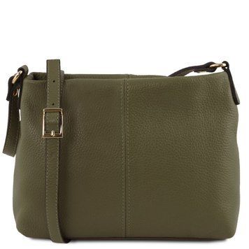 Фотографія TL Bag - М'яка шкіряна сумка для плечей TL141720 Лісовий зелений TL141720 - купити 1720_1_62 за 2 448 грн