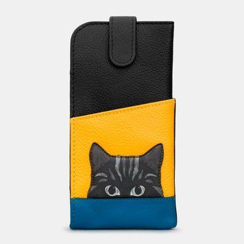 Фотографія Шкіряний чохол для окулярів Yoshi Y4309 (Cat Colour Block) Y4309 CATCB 1 - купити 94186 за 1 390 грн