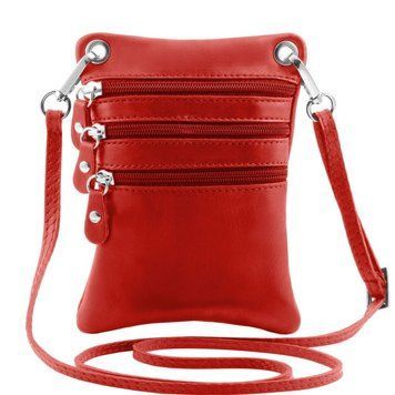 Фотографія TL Bag - мішок -mini через плече м'якої шкіри TL141368 Червоний TL141368 - купити 1368_1_4 за 1 306 грн