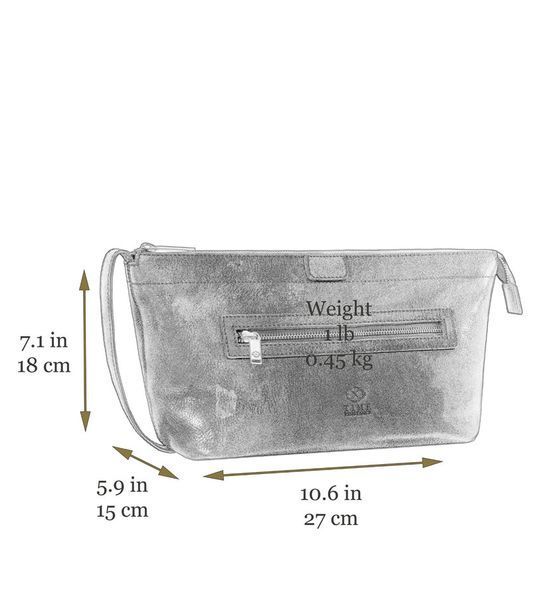 Фотографія Жіноча шкіряна косметичка Dopp Kit - Ragtime - Чорний колір - Time Resistance 5244101W 5244101W - купити 91638 за 5 750 грн