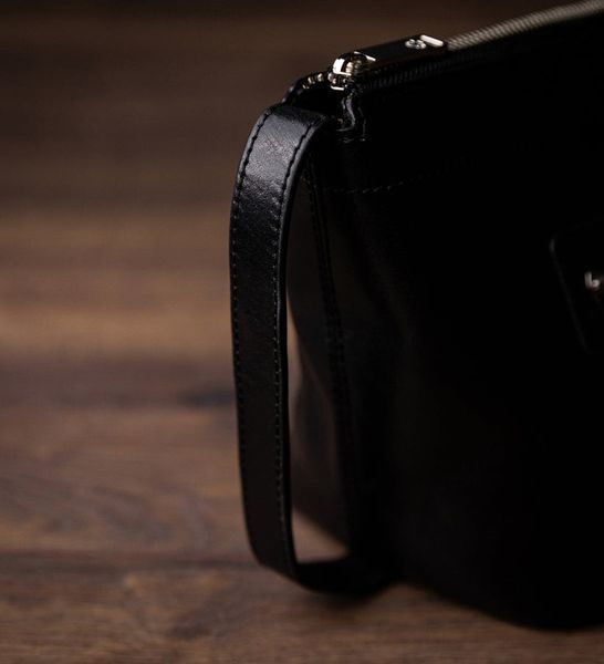 Фотографія Жіноча шкіряна косметичка Dopp Kit - Ragtime - Чорний колір - Time Resistance 5244101W 5244101W - купити 91638 за 5 750 грн