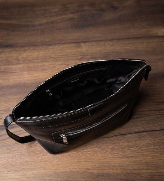 Фотографія Жіноча шкіряна косметичка Dopp Kit - Ragtime - Чорний колір - Time Resistance 5244101W 5244101W - купити 91638 за 5 750 грн