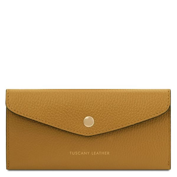 Шкіряний конверт гаманець tl142322 гірчиця TL142322 фото