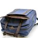 Джинсовий великий рюкзак із канвас в комбінації зі шкірою RK-3943-4lx TARWA RK-3943-4lx фото 7