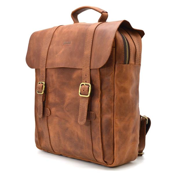 Сумка рюкзак для ноутбука з кінської шкіри TARWA RB-3420-3md коньячна RA-3420-3md фото