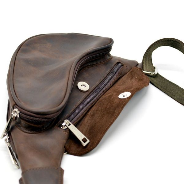 Шкіряний рюкзак на одне плече з кінської шкіри RC-3026-3md бренд Tarwa RC-3026-3md фото