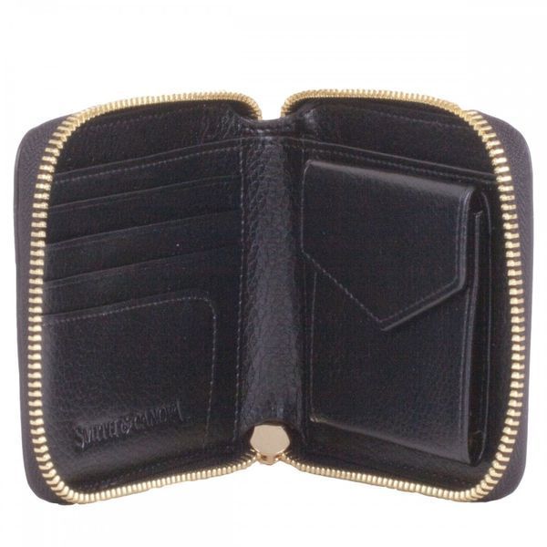 Фотографія Гаманець жіночий Smith & Canova 26803 Althorp (Black-Tan) 26803 BLK-TAN - купити 26803 BLK-TAN за 1 660 грн