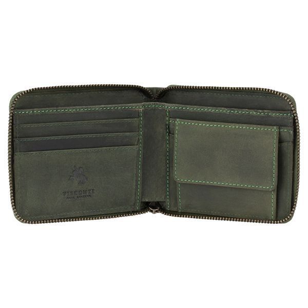 Фотографія Гаманець чоловічий Visconti 702 Bullet (Oil Green) 702 OIL GRN - купити 702 OIL GRN за 2 100 грн