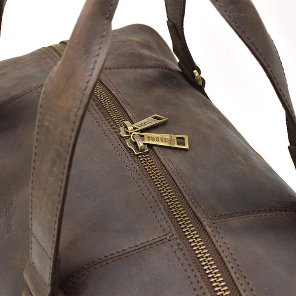 Шкіряна дорожня спортивна сумка тревел TARWA RC-0320-4lx коричнева RC-0320-4lx фото