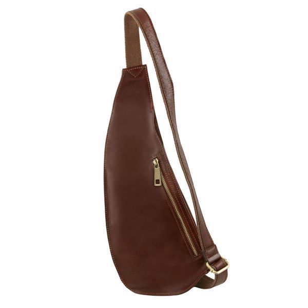 Фотографія Шкіряний слінг кросовер TL Bag141352 коричневий TL141352 - купити 1352_1_1 за 6 936 грн