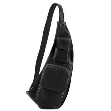 Фотографія Шкіряний слінг кросовер TL Bag141352 Чорний TL141352 - купити 1352_1_2 за 6 936 грн