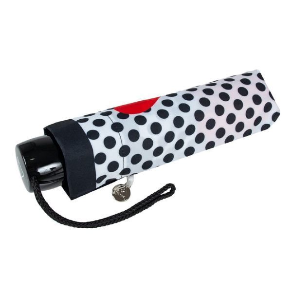 Фотографія Парасоля жіноча Fulton L354-041697 Minilite-2 Love Heart Spot (Серця) L354-041697 - купити 93005 за 1 590 грн