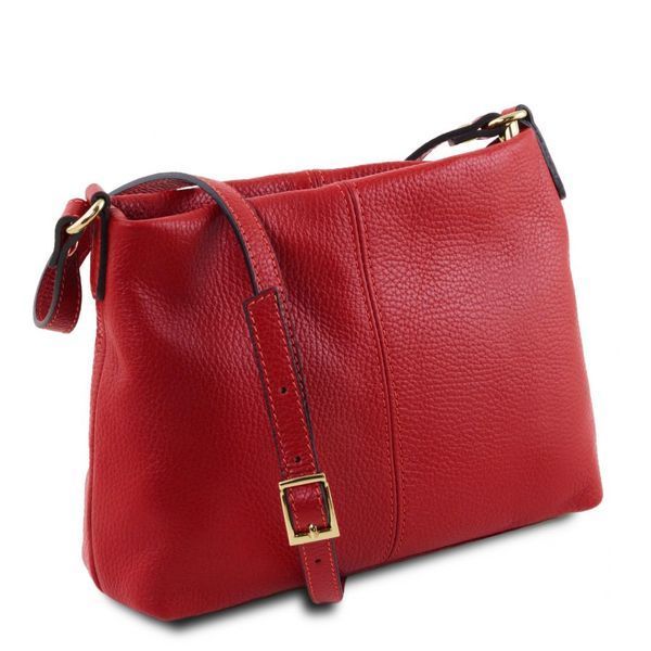 Фотографія TL Bag - М'яка шкіряна сумка для плечей TL141720 Помада червона TL141720 - купити 1720_1_120 за 2 448 грн