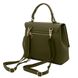 Silene - шкіряна конвертована рюкзак сумочка TL142152 Лісовий зелений TL142152 фото 3