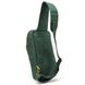 Шкіряний рюкзак слінг на одне плече TARWA RE-0910-4lx зелений колір RC-0910-4lx фото 2