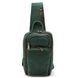 Шкіряний рюкзак слінг на одне плече TARWA RE-0910-4lx зелений колір RC-0910-4lx фото 6