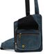 Шкіряний слінг рюкзак на одне плече TARWA RK-232-3md синій RK-232-3md фото 2