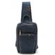 Шкіряний рюкзак слінг на одне плече TARWA RK-0910-4lx синій колір RC-0910-4lx фото 3