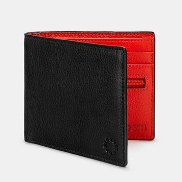 Фотографія Гаманець чоловічий Yoshi Y2378 17 19 (Black/Red) Y2378 17 19 - купити 93084 за 1 550 грн