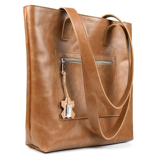Жіноча сумка шоппер шкіра Алькор Limary lim-3440GS карамель lim-3440GS фото