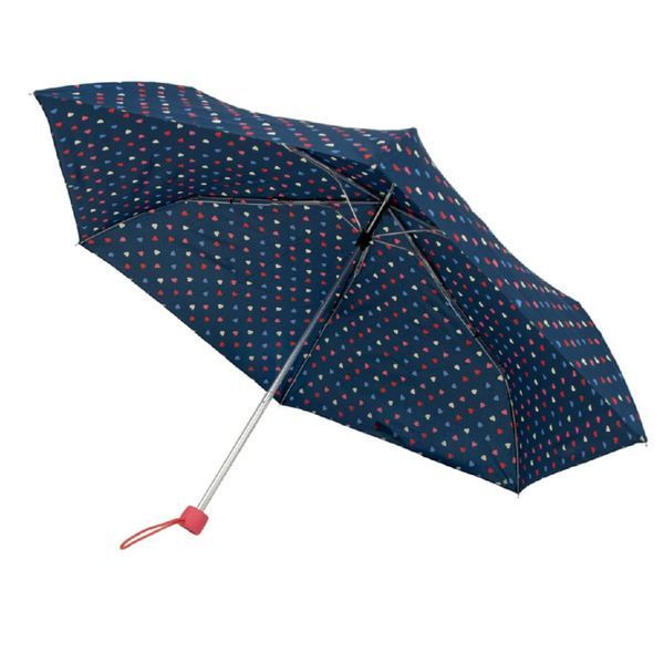 Фотографія Парасолька жіноча Fulton L553-041239 Superslim-2 Ditsy Hearts (Сердечки) L553-041239 - купити 92875 за 1 470 грн