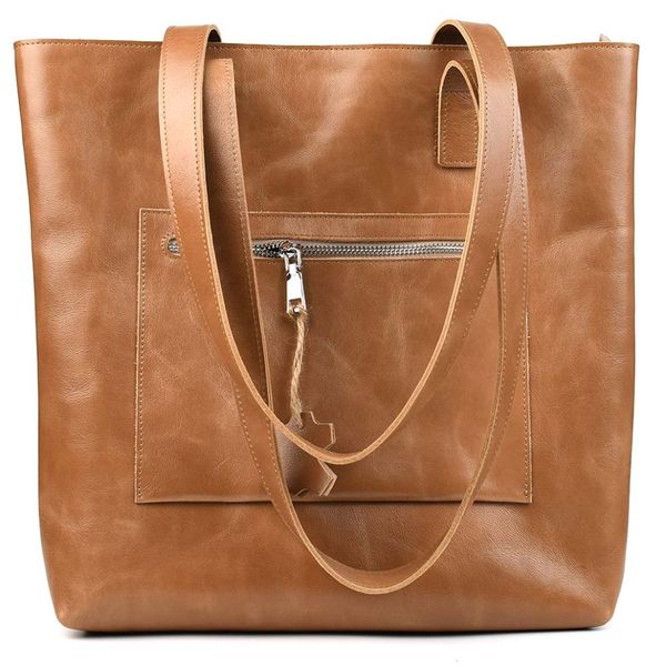 Жіноча сумка шоппер шкіра Алькор Limary lim-3440GS карамель lim-3440GS фото