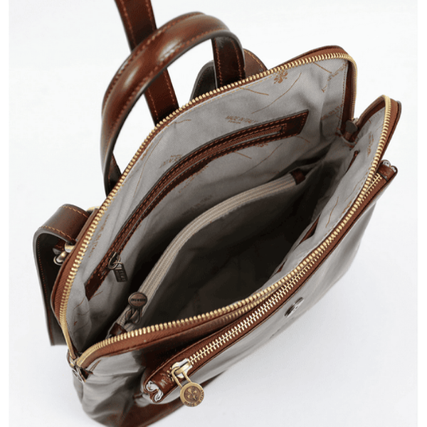Фотографія Womens Convertible Leather Backpack Shoulder Bag - Emma - Коричневий колір - Time Resistance 5218801 5218801 - купити 67061 за 11 000 грн