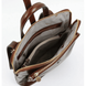 Womens Convertible Leather Backpack Shoulder Bag - Emma - Коричневий колір - Time Resistance 5218801 5218801 фото галерея 10