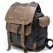 Урбан рюкзак міський TARWA RG-6680-4lx канвас та кінська шкіра RG-6680-4lx фото 1