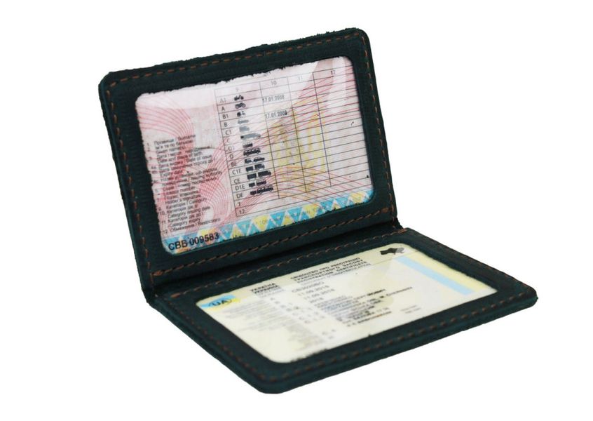 Обкладинка для водійських документів прав посвідчень ID паспорта SULLIVAN 50112 (5) зелена 50112(5) фото