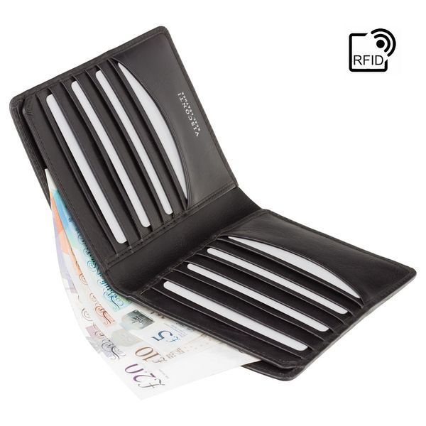 Фотографія Гаманець чоловічий Visconti CR93 Predator c RFID (Black) CR93 BLK - купити CR93 BLK за 2 440 грн