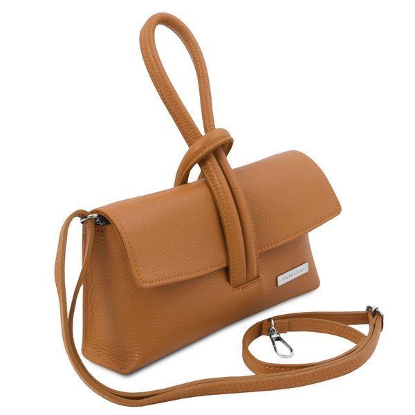 Фотографія TL Bag - шкіряна зчеплення TL141990 COGNAC TL141990 - купити 1990_1_6 за 3 148 грн