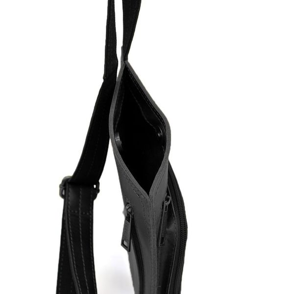 Шкіряний слінг рюкзак на одне плече TARWA RA-232-3md чорний RA-232-3md фото