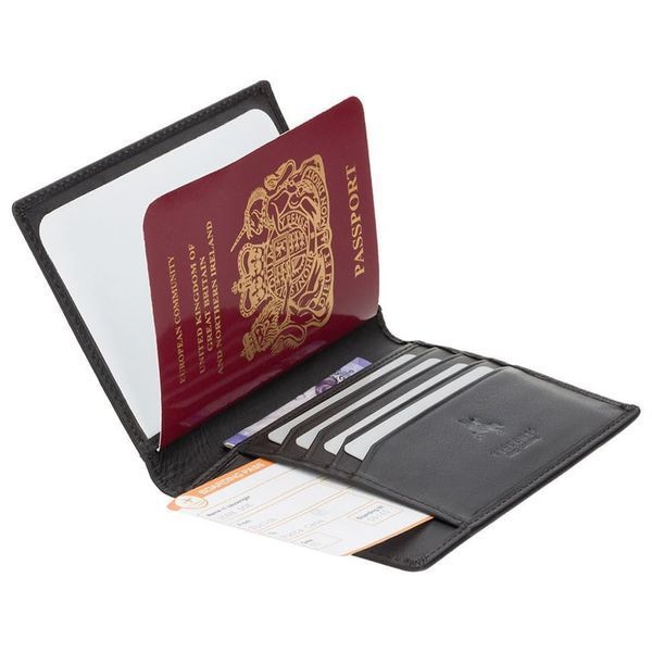 Фотографія Обкладинка для документів Visconti 2201 Polo (Black) 2201 BLK - купити 91867 за 1 390 грн