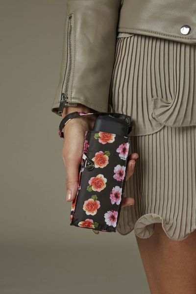 Фотографія Міні парасолька жіноча Fulton Tiny-2 L501 Floral Chain (Квітковий ланцюжок) L501-036686 - купити 92346 за 1 550 грн