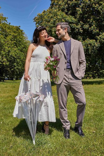Фотографія Парасолька жіноча Fulton L042-039700 Birdcage-2 Wedding Floral Border L042-039700 - купити 92592 за 1 950 грн