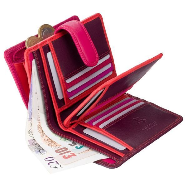 Фотографія Гаманець жіночий Visconti RB51 Fiji c RFID (Plum Multi) RB51 PLUM M - купити 91967 за 2 600 грн