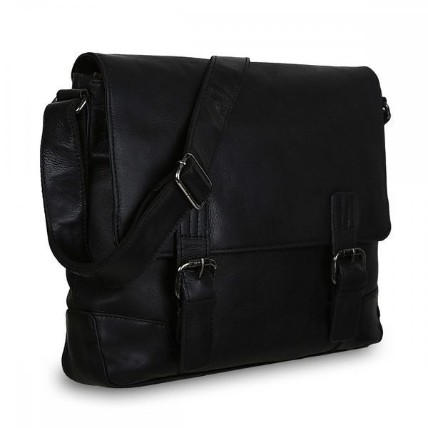Фотографія Cумка чоловіча Ashwood Oscar Black (Чорний) OSCAR BLACK - купити OSCAR BLACK за 7 150 грн