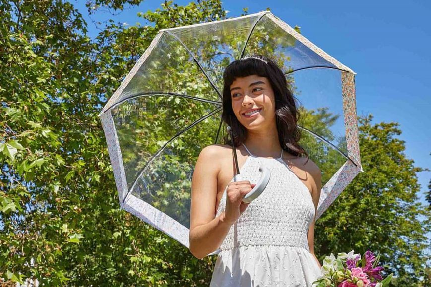 Фотографія Парасолька жіноча Fulton L042-039700 Birdcage-2 Wedding Floral Border L042-039700 - купити 92592 за 1 950 грн