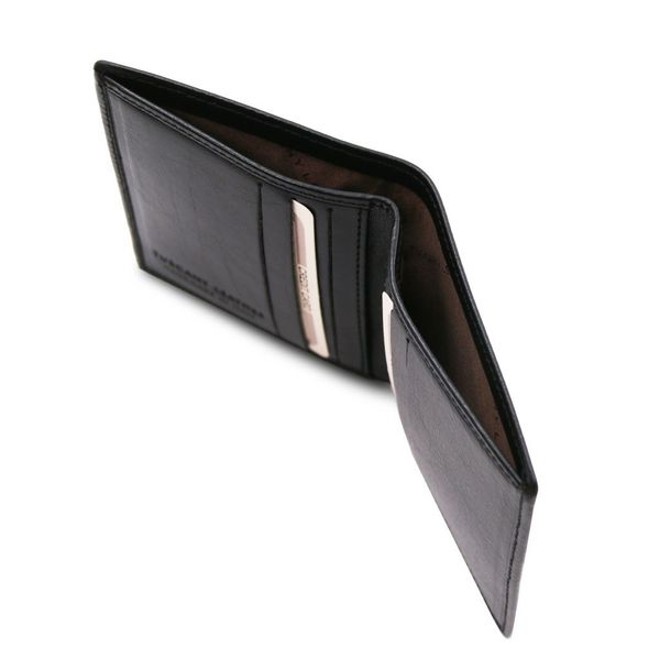 Ексклюзивний 2 -кратний шкіряний гаманець для чоловіків TL142064 Чорний TL142064 фото