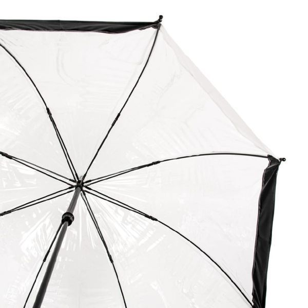 Фотографія Парасолька-тростина жіноча Fulton Birdcage-1 L041 Black White (Черно-белый) L041-015865 - купити 92217 за 1 850 грн