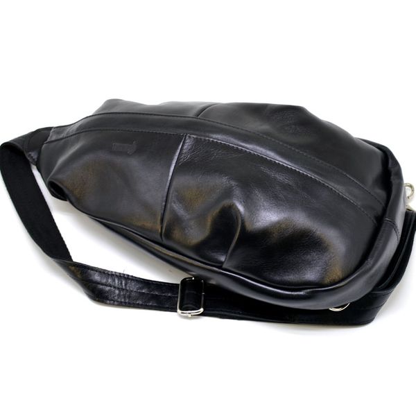 Збільшений рюкзак-слінг на одне плече із натуральної шкіри TARWA Govard GA-0705-3mdL GA-0705-3mdL фото